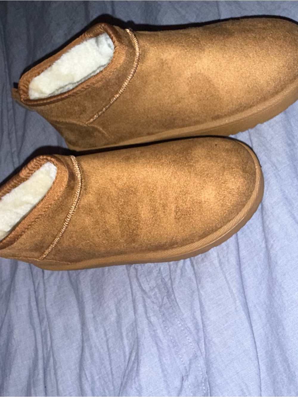 Cozy Chestnut Slip-On Booties